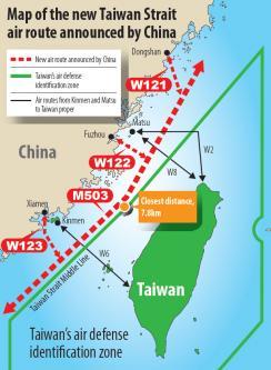 This unilateral launch of the four new flight routes is a violation of the negotiation results between the Taipei Airline Association and China Air Transport Association in March 2015, when China repeatedly pledged not to activate these routes until after confirmation through further negotiations between the two sides.