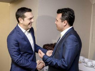 Both leaders seemed cautiously optimistic about the progress of the negotiation on the issue that has effectively blocked Skopje’s efforts to join NATO and the EU.