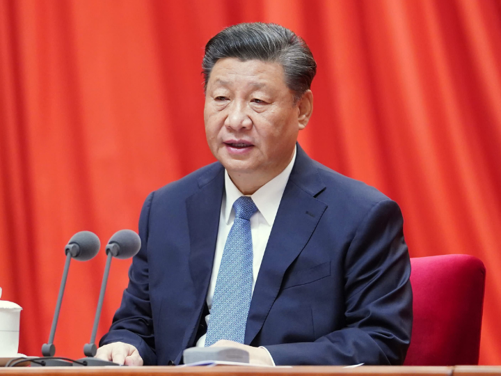 “To build small cliques or start a new Cold War, to reject, threaten or intimidate others… will only push the world into division,” Xi said.