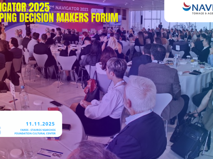 Opening remarks will be delivered by Mr. Stefanos Gikas, Deputy Minister of Maritime Affairs & Insular Policy, Mr. George Alexandratos, President of the Hellenic Chamber of Shipping, and H.E. Fang Qiu, Ambassador of the People’s Republic of China, while H.E. Matthew Lodge, British Ambassador to Greece, will also take part in a panel discussion. Moreover, Dr. Kyriacos Sabatakakis, Country Managing Director – ACCENTURE will present research regarding Artificial intelligence.