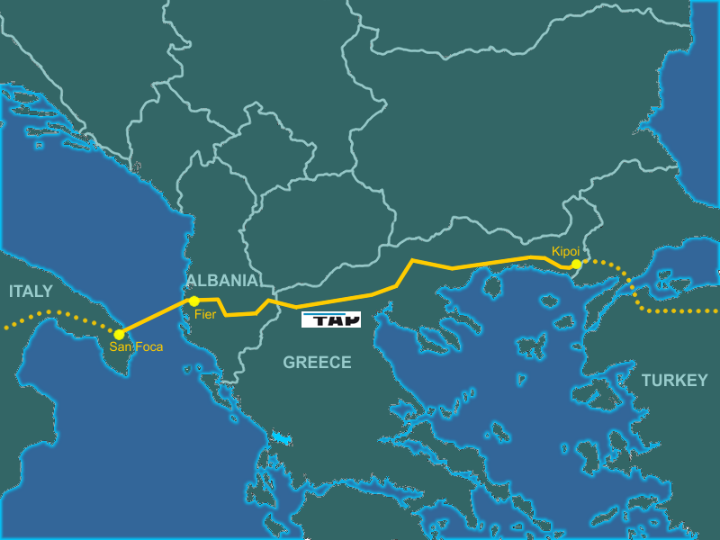 The TAP pipeline, with an estimated cost of €4.5 billion, is a new inter-regional export gas pipeline for bringing gas to the European consumers from the Shah Deniz 2 offshore gas field in the Caspian Sea (SD2).