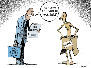 The EU memberstates and the Commission postponed some strict rules and permitted France to take a few years extra to solve its financial problems. 