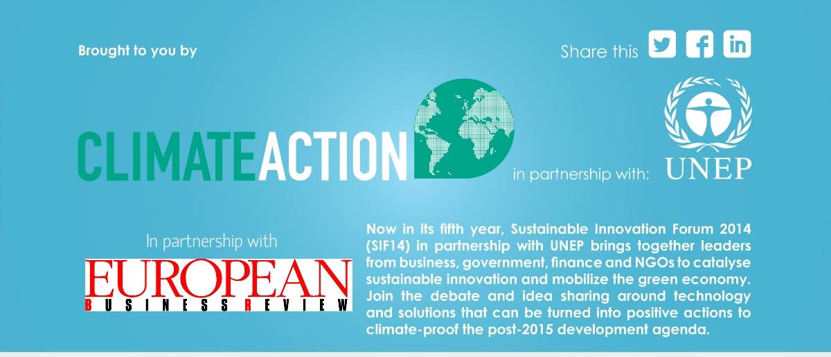 Climate Action the organiser of the Sustainable Innovation Forum 2014 has published a fascinating infographic about the climate change