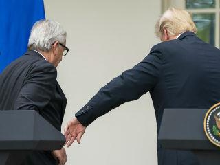 “As long as we are negotiating, unless one party will stop the negotiations, we hold off further tariffs,” Juncker said.