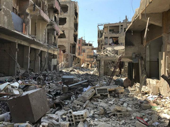 "Almost 10 years of war have meant that half of the Syrian population have had to flee their homes. Over half a million people have died. An entire generation of Syrian children has only known war..."