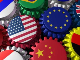 The Asian bloc clearly has a larger share than anywhere else, representing just over a third (33.84%) of global GDP. That’s compared to North America, which represents just over a quarter, at 27.95%.