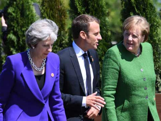 The three Ms—French President Emmanuel Macron, German Chancellor Angela Merkel, and British Prime Minister Theresa May—are each hobbled by domestic crises and infighting at a time when the EU needs strong personalities at the helm.