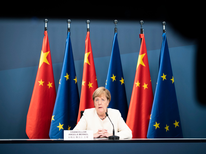 "The German Chancellor will be stepping down later this year and has always made a great ado about deep appreciation of the United States."