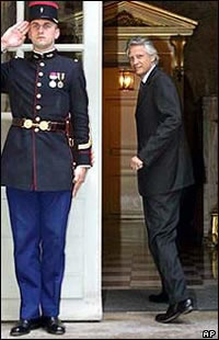 De Villepin appointed French PM