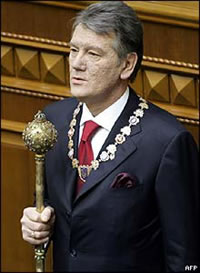 Ukraine's future lies with Europe, says new president