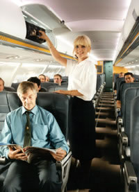 Flying above business class