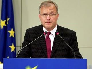 EU Commissioner for Economic and Monetary Affairs, Olli Rehn, said: