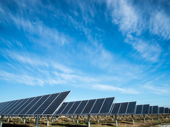 The cost of large-scale solar projects has plunged 85% in a decade.