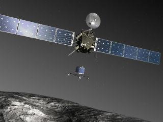 But how you can mitigate the risks of such a mission? The Rosetta team always had a huge number of back-up plans: ‘We found the comet in August 2014 and then we started doing these strange pyramid-like orbits to see how the spacecraft would behave depending on the gravity and activity of the body and in September there was around four parallel plans depending on what we would find!