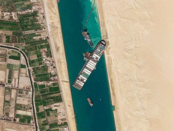 A ship stuck in the The Suez Canal has caused major disruption to global shipping.