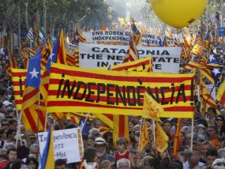 Catalonia would not have the means, including the fiscal means, to enforce a full independence. Problems would abound soon: who collects which taxes, who controls the regional police etc. At some point in time, Barcelona and Madrid will need to talk.