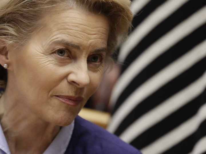 President Von der Leyen cuts a sympathetic picture at the lectern; she is articulate and has won widespread recognition as figurehead of the EU’s efforts to contain Covid-19. 
